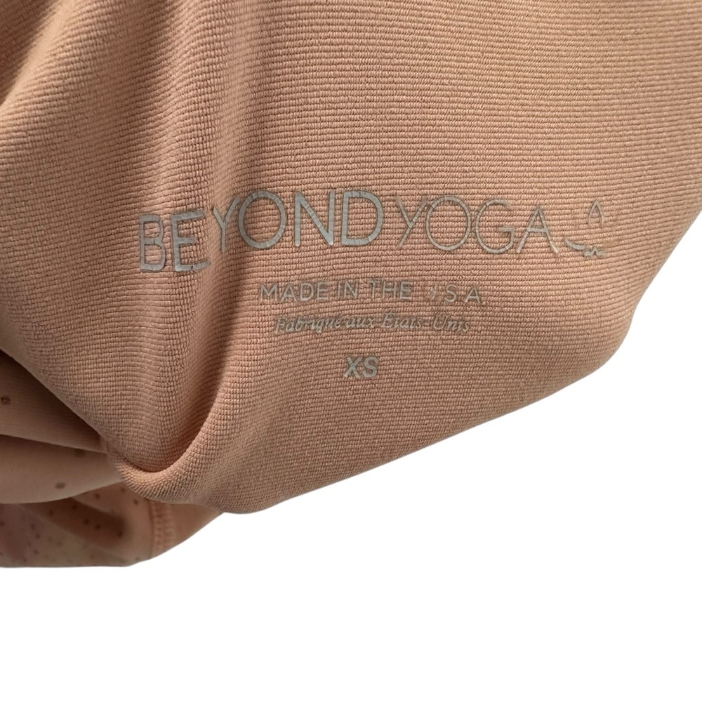 Beyond Yoga Womens Drip Dot High Waisted Leggings Sz XS Coral Gold Atheisure - Picture 9 of 9